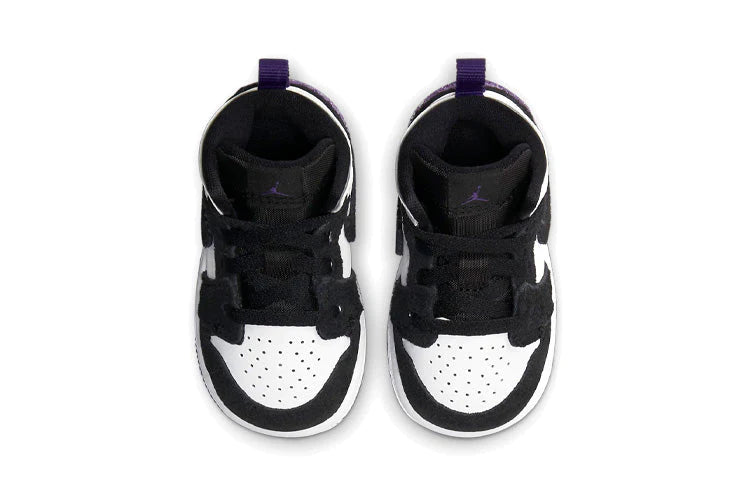 Alternative view of Air Jordan 1 Mid Kids Varsity Purple