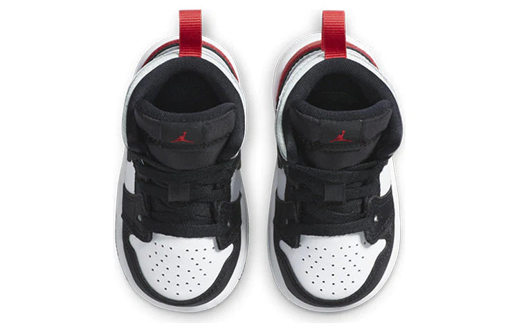 Air Jordan 1 Mid Kids White Red - Image 3