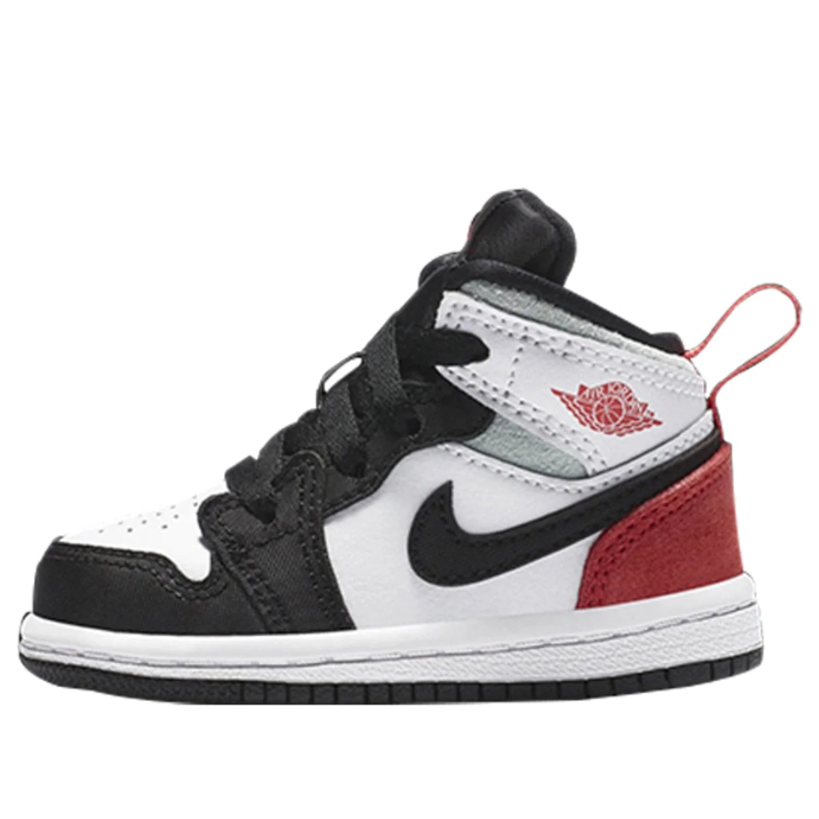 Air Jordan 1 Mid Kids White Red
