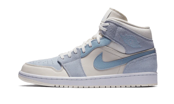 Air Jordan 1 Mid Mixed Textures Blue - Image 7