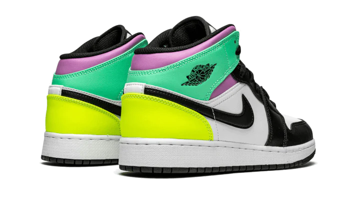 Air Jordan 1 Mid Pastel Black Toe - Image 3