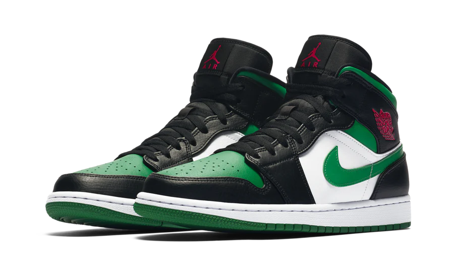 Alternative view of Air Jordan 1 Mid Pine Gree