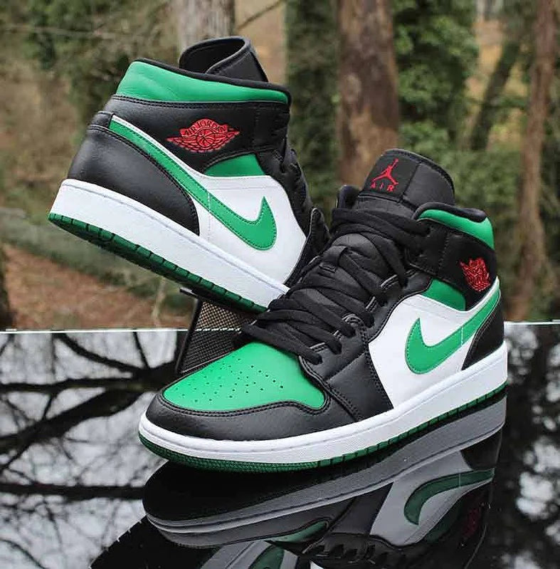 Air Jordan 1 Mid Pine Gree - Image 4