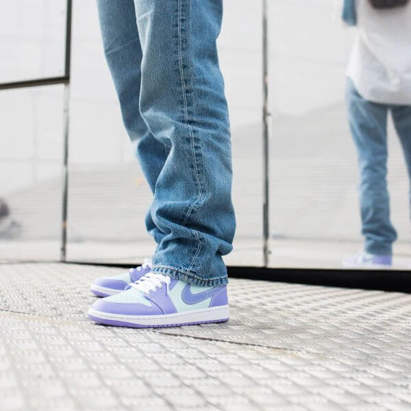 Air Jordan 1 Mid Purple Aqua - Image 5