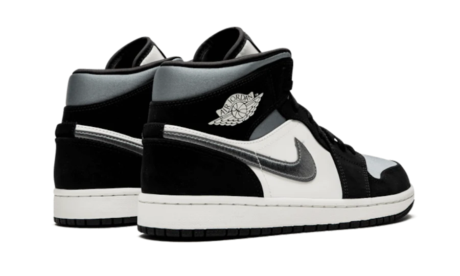 Air Jordan 1 Mid Satin Gray Toe - Image 3