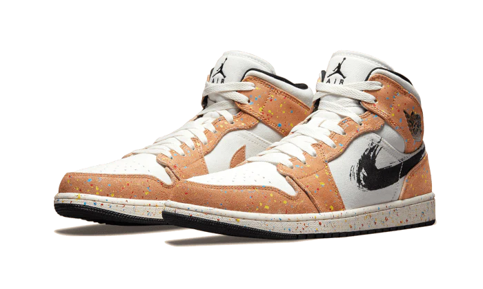 Alternative view of Air Jordan 1 Mid Se Brushstroke