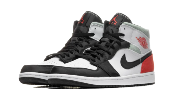 Alternative view of Air Jordan 1 Mid Se Union Black Toe