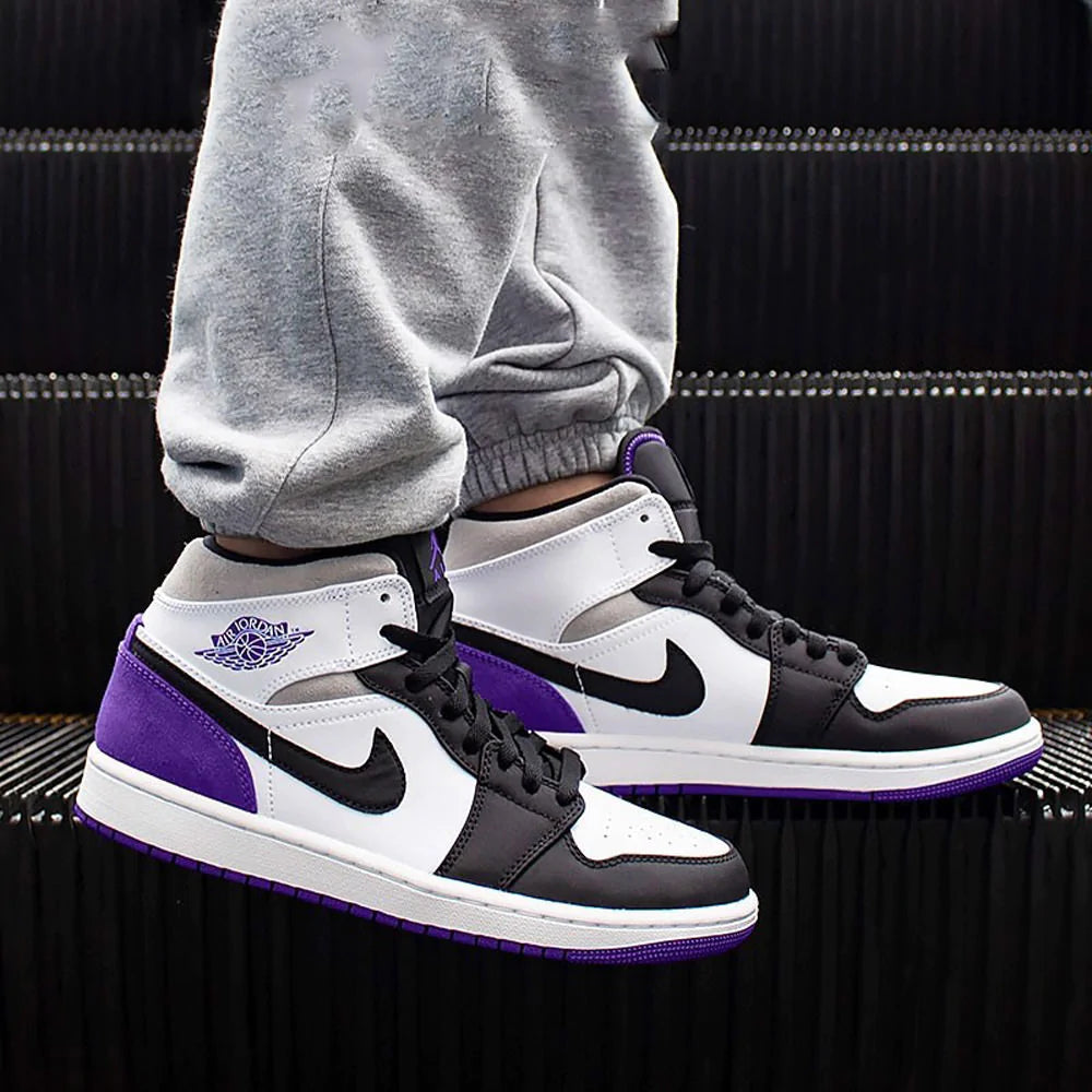 Air Jordan 1 Mid Se Varsity Purple - Image 4