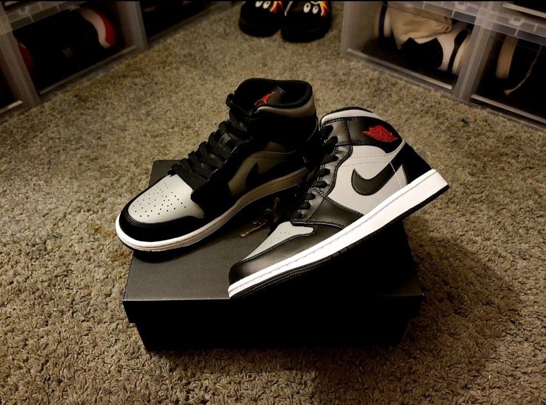 Air Jordan 1 Mid Shadow Red - Image 4