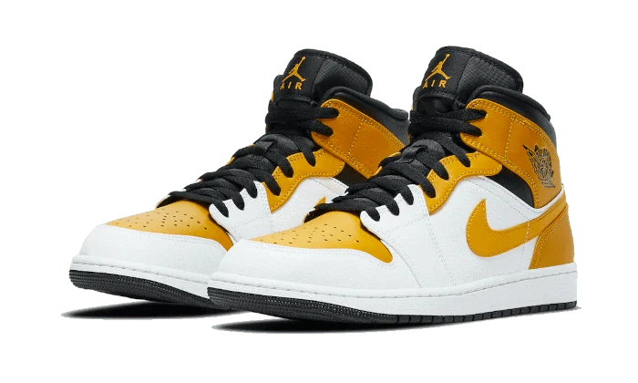 Alternative view of Air Jordan 1 Mid University Gold