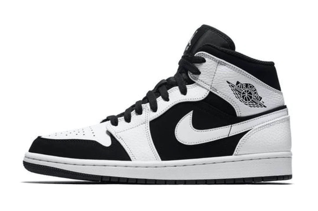 Air Jordan 1 Mid White Black