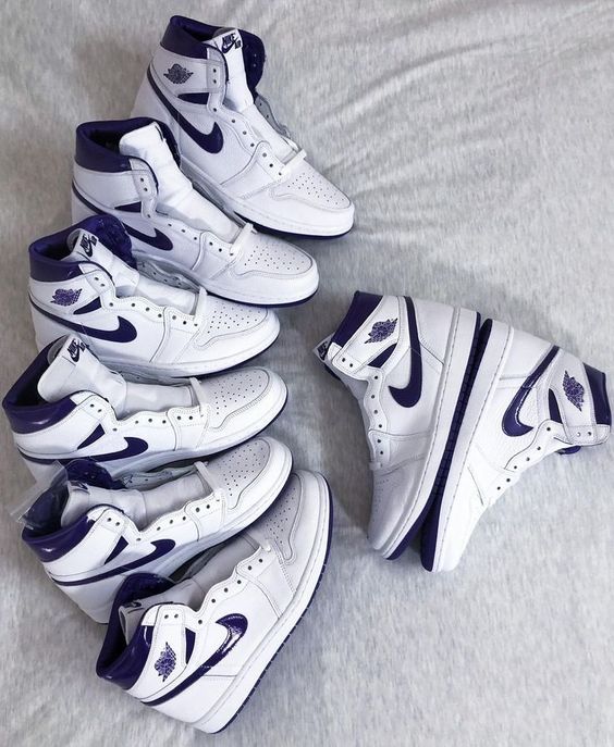 Air Jordan 1 Retro High Court Purple 2021 - Image 8