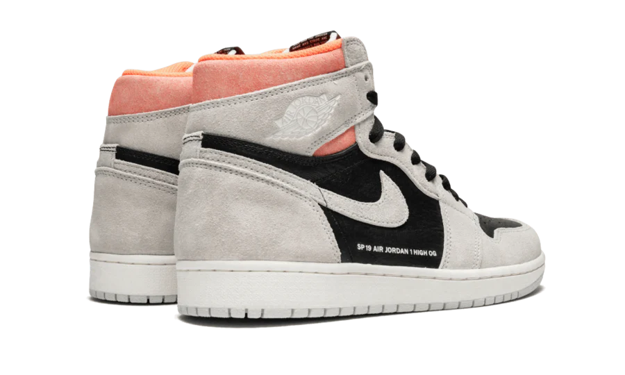Air Jordan 1 Retro High Neutral Gray Hyper Crimson - Image 3
