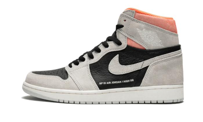Air Jordan 1 Retro High Neutral Gray Hyper Crimson - Image 7