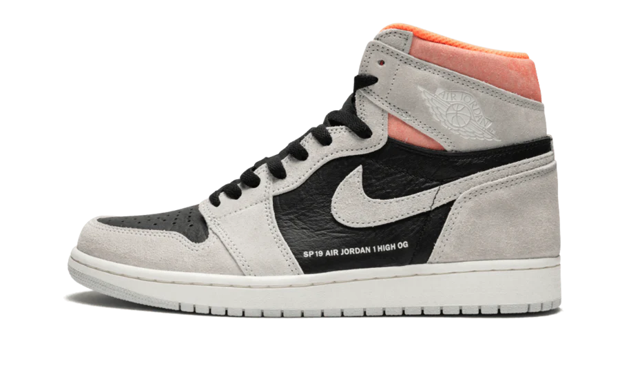 Air Jordan 1 Retro High Neutral Gray Hyper Crimson