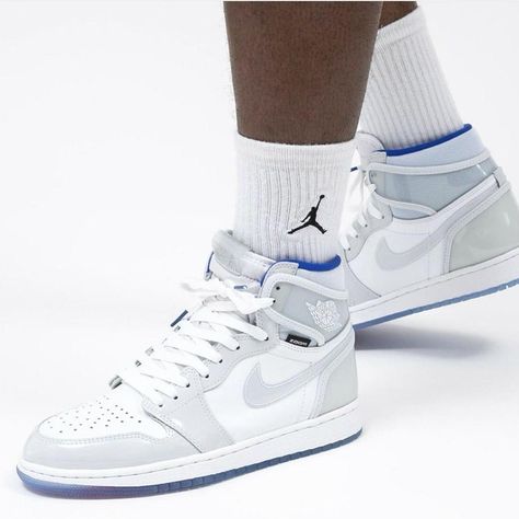 Air Jordan 1 Retro High Zoom White Racer Blue - Image 5