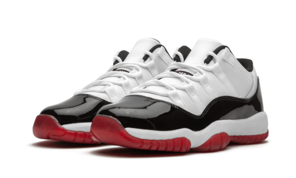 Alternative view of Air Jordan 11 Low White Bred