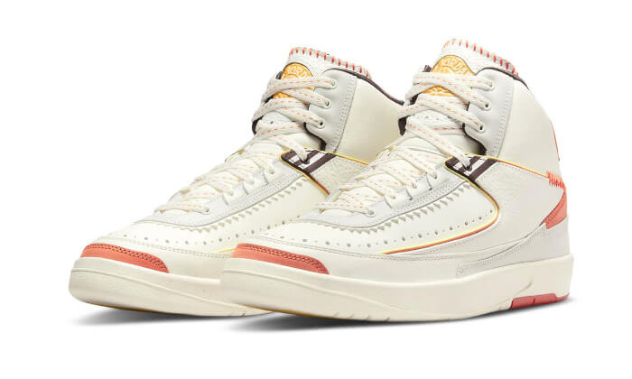 Alternative view of Air Jordan 2 Retro Sp Maison Chateau Rouge United Youth National
