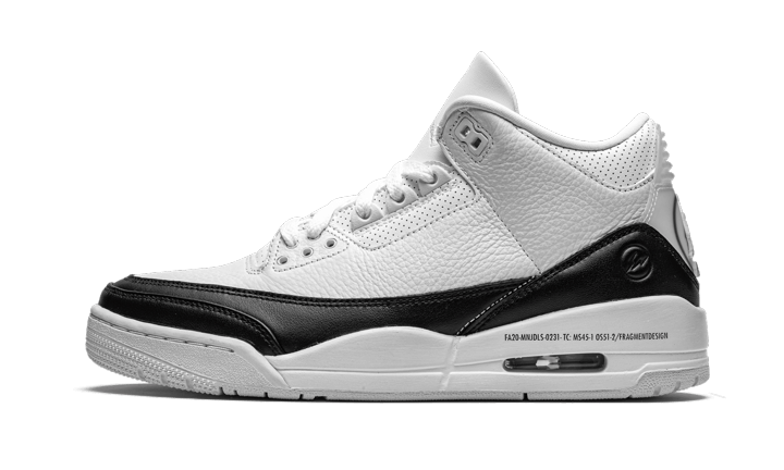 Air Jordan 3 Retro Fragment White Black