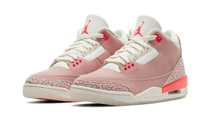 Alternative view of Air Jordan 3 Retro Rust Pink