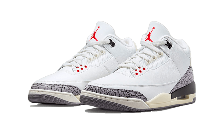 Alternative view of Air Jordan 3 Retro White Cement Reimagined