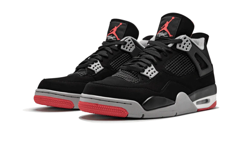 Alternative view of Air Jordan 4 Bred 2019