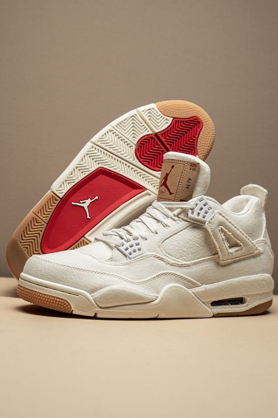 Air Jordan 4 Retro Levis White - Image 6