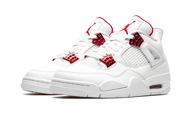 Alternative view of Air Jordan 4 Retro Metallic Red