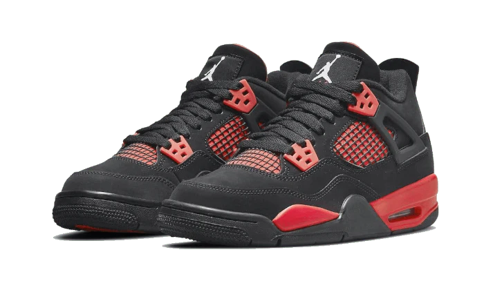 Alternative view of Air Jordan 4 Retro Red Thunder