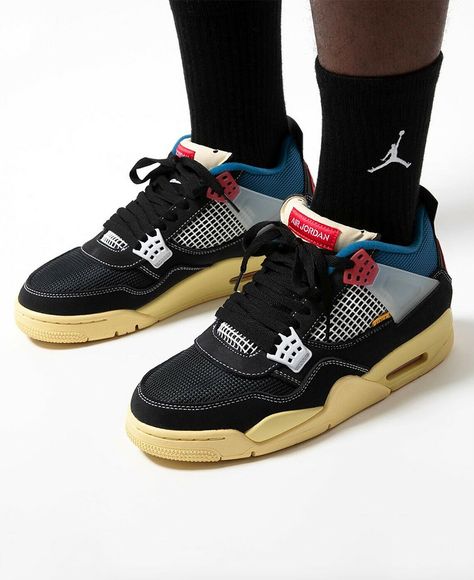 Air Jordan 4 Retro Union Off Noir - Image 5