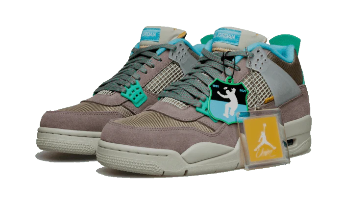 Alternative view of Air Jordan 4 Retro Union Taupe Haze