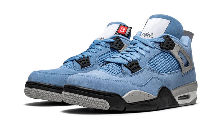 Alternative view of Air Jordan 4 Retro University Blue