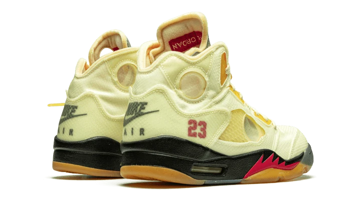 Air Jordan 5 Retro Off White Sail 2 - Image 3