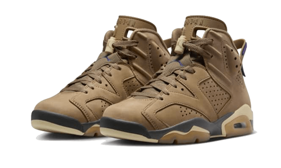 Alternative view of Air Jordan 6 Retro Gore Tex Brown Kelp