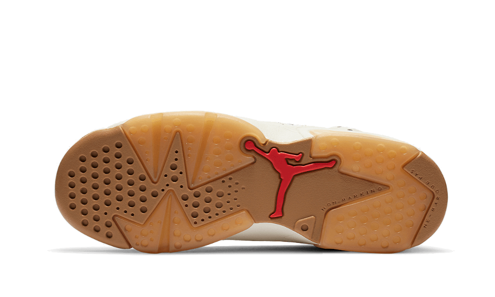 Air Jordan 6 Retro Quai 54 Sail Brown 2020 - Image 3