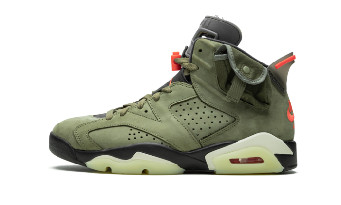 Air Jordan 6 Travis Scott Medium Olive - Image 5