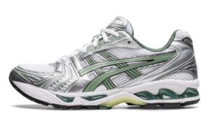 Asics Gel-Kayano 14 White Pure Silver Slate Grey Sage