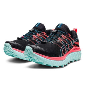 Alternative view of Asics Trabuco Max Black Blazing Coral