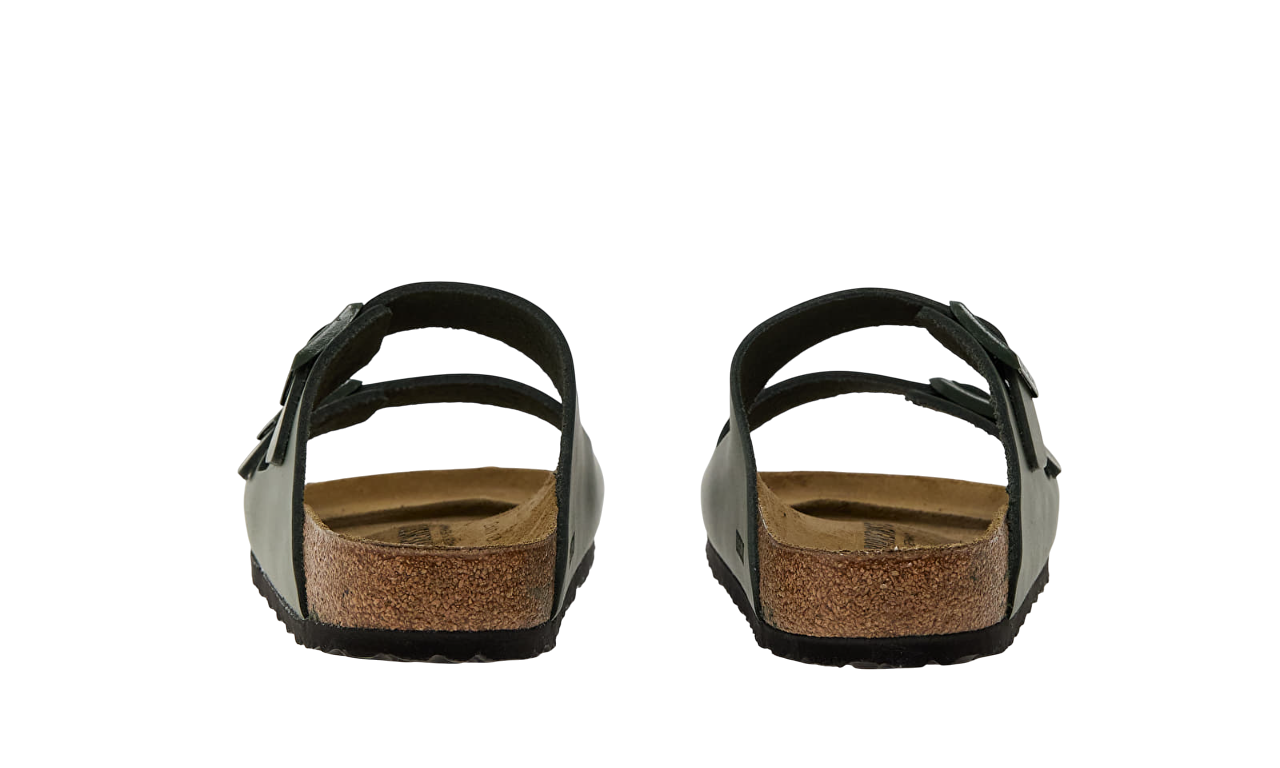 Birkenstock Arizona Natural Leather Green / Thyme - Image 6