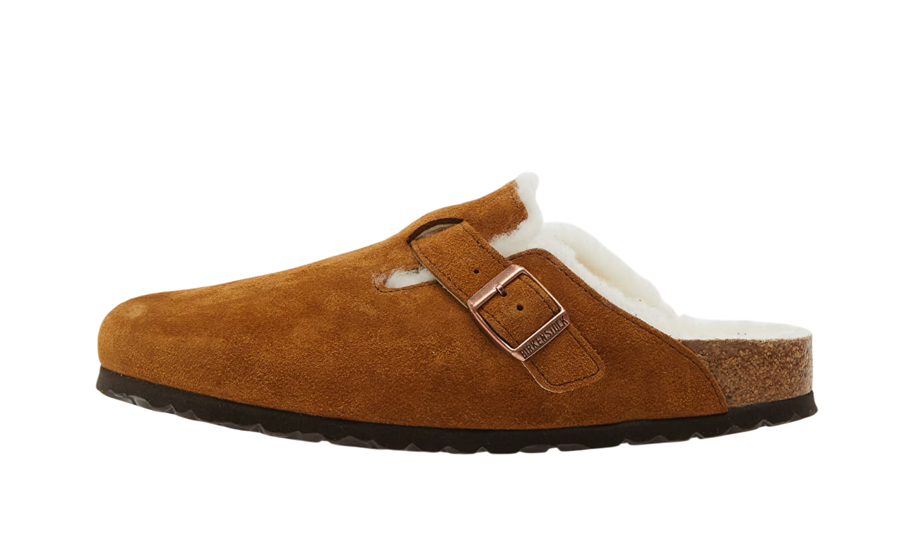 Birkenstock Boston Suede Leather Brown