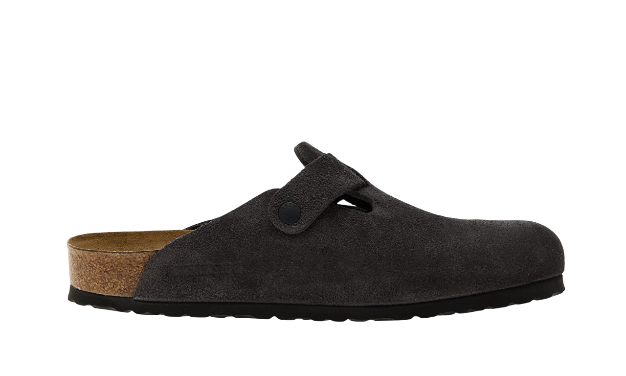 Alternative view of Birkenstock Boston Suede Leather Dark Grey