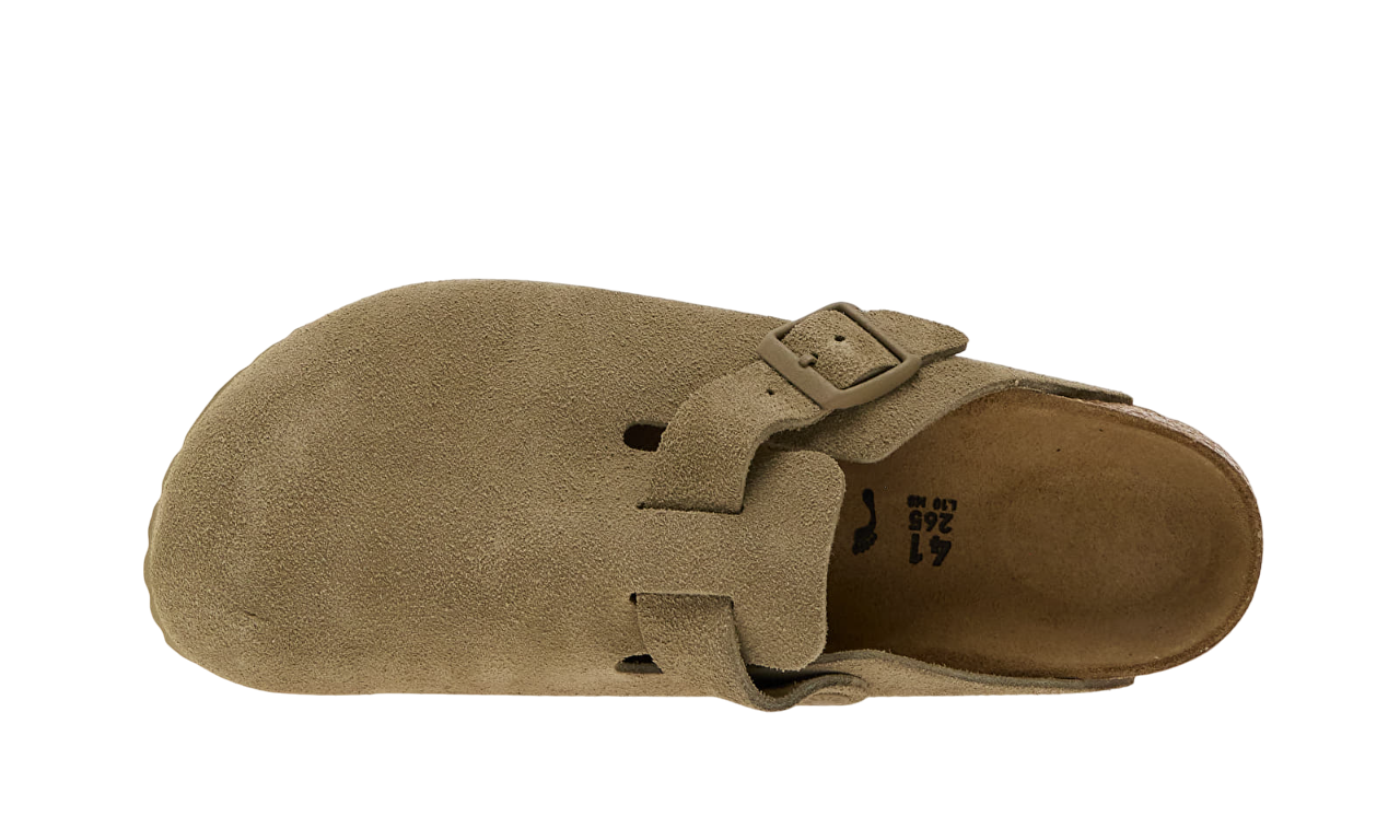 Birkenstock Boston Suede Leather Green - Image 3