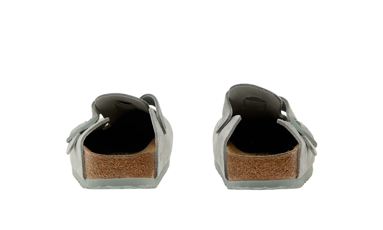 Birkenstock Boston Suede Leather Green - Image 6