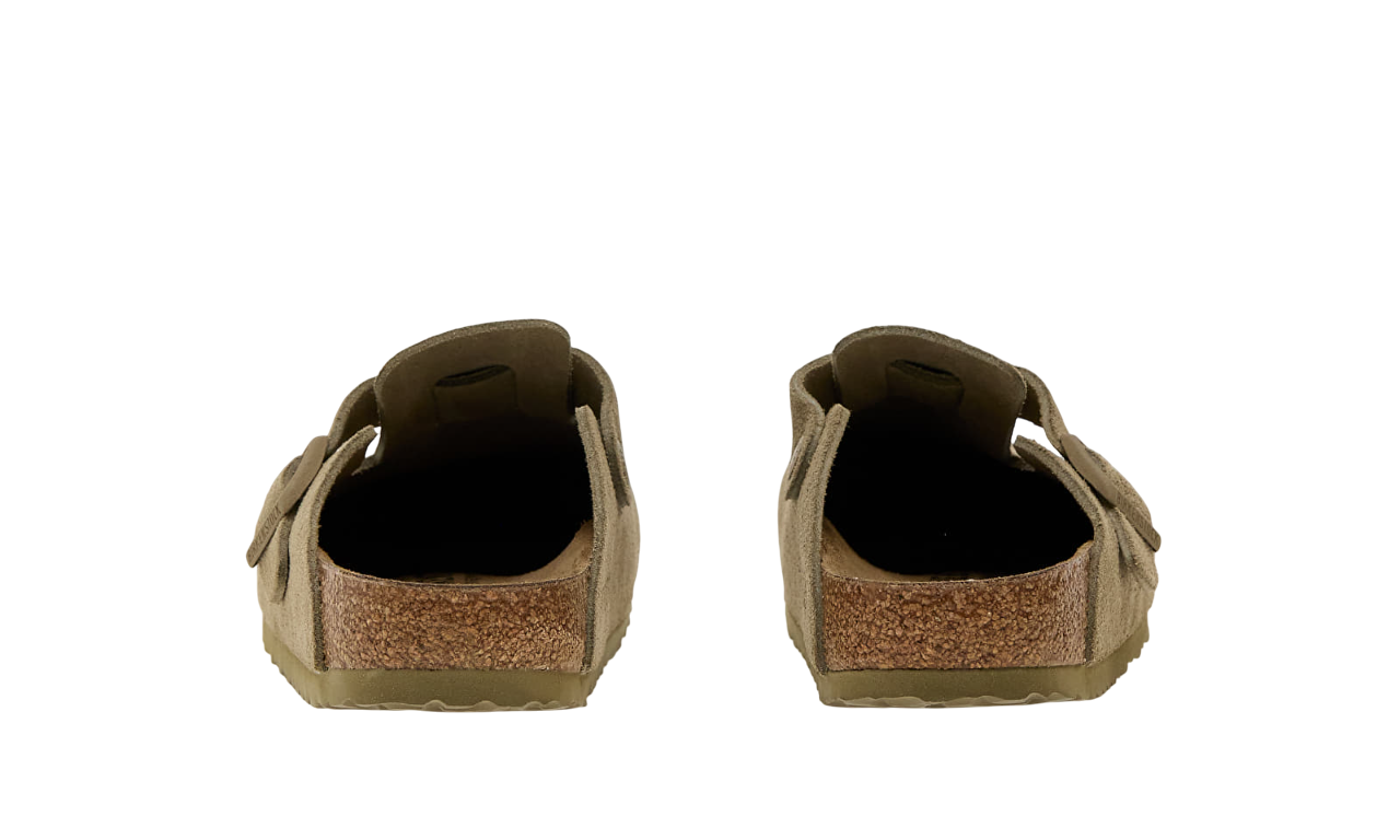 Birkenstock Boston Suede Leather Green - Image 6