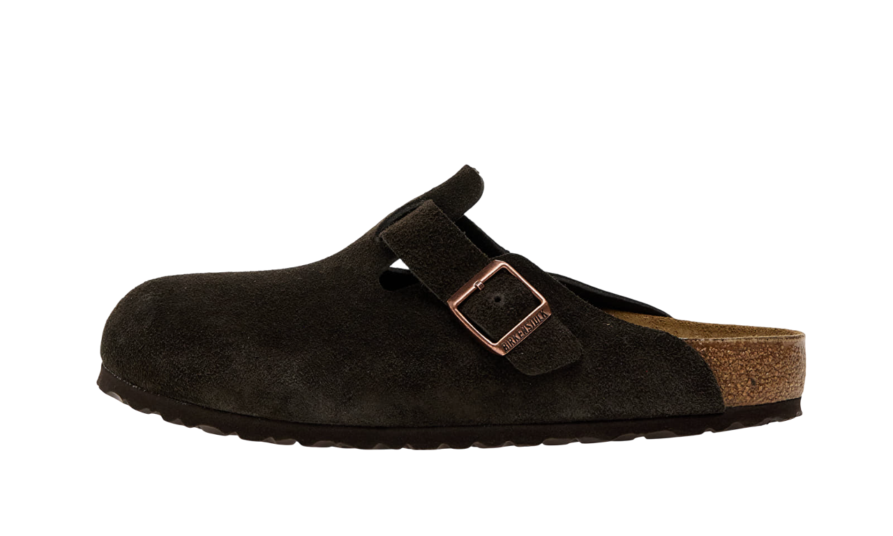 Birkenstock Boston Suede Leather Mocha