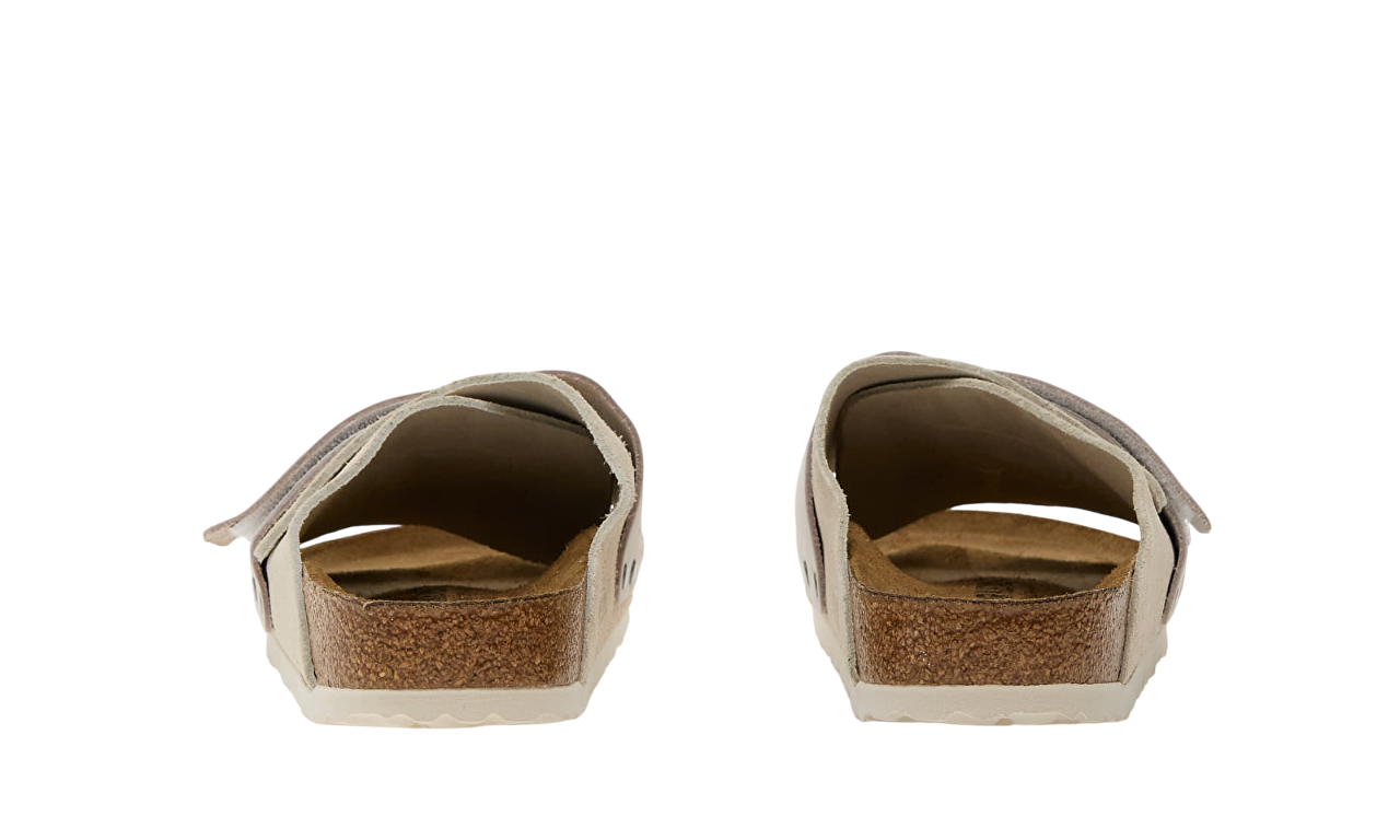 Birkenstock Kyoto Nubuck Leather/Suede Antique White - Image 6