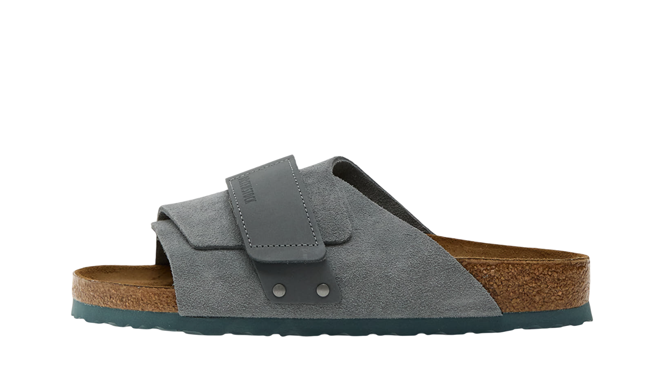 Birkenstock Kyoto Nubuck Leather/Suede Basalt Grey