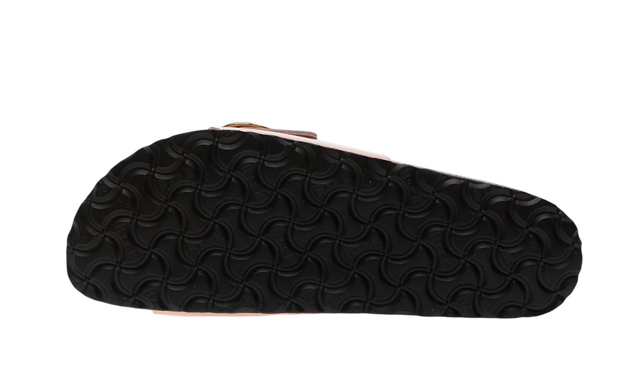Birkenstock Madrid Big Buckle Natural Leather Patent Pink - Image 4