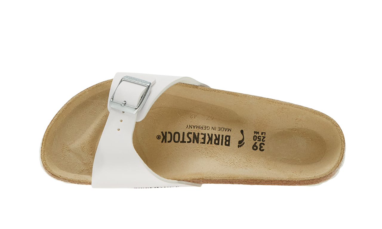 Birkenstock Madrid Birko-Flor White - Image 3