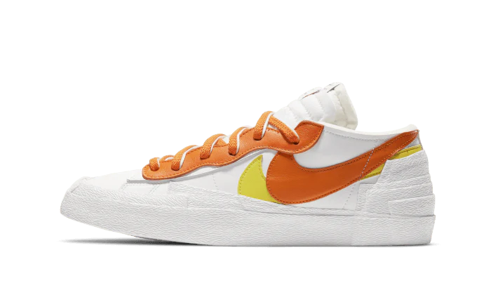 Blazer Low Sacai White Magma Orange